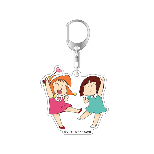 クレヨンしんちゃん アクリルキーホルダー もえP＆葉月ちゃん